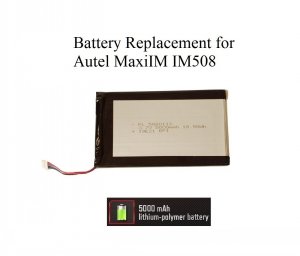 Battery Replacement for Autel MaxiIM IM508 Auto Key Programmer
